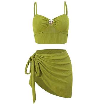 Yimeishan sexy bikini three-piece set