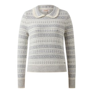 
[Mohair + Sheep Wool] Eland Sweater Women's Fair Isle Jacquard Sweater 2026 Spring New Style