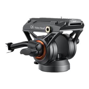 
Keman professional hydraulic gimbal damping smooth photography camera tripod SLR gimbal camera tripod SLR micro single can be mounted telephoto cannon portable travel shooting Koman Q6