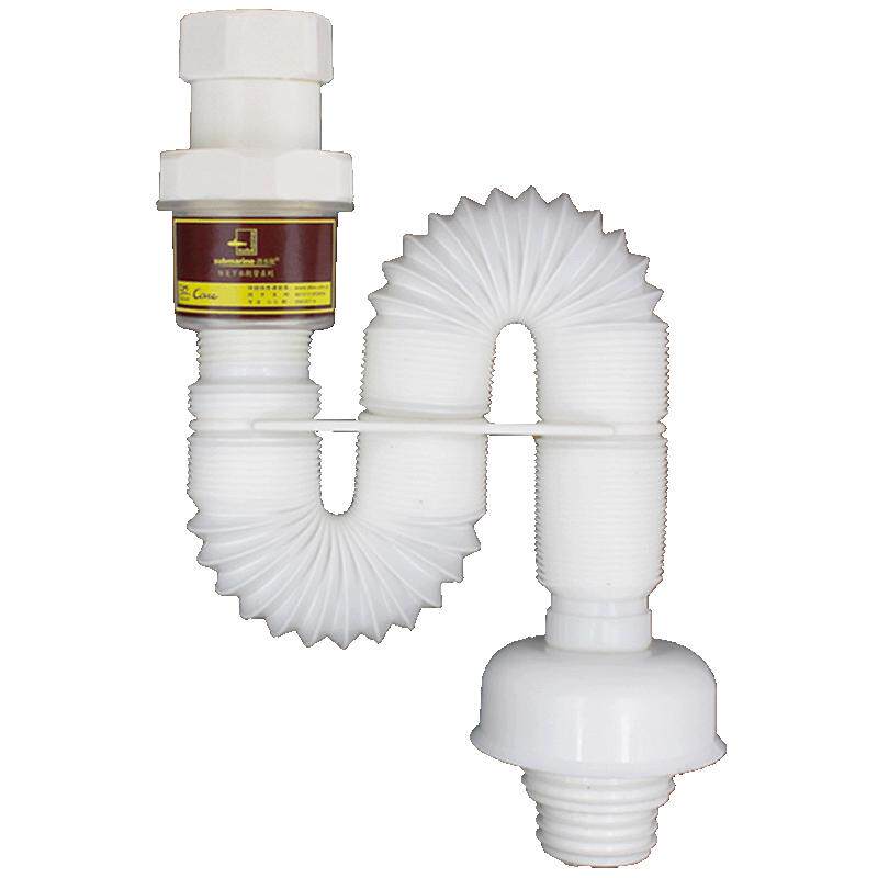Égouttoir Bonde Lavabo Tuyau Flexible Extensible 230-800mm - Siphon Anti-Odeur Et Anti-Insectes