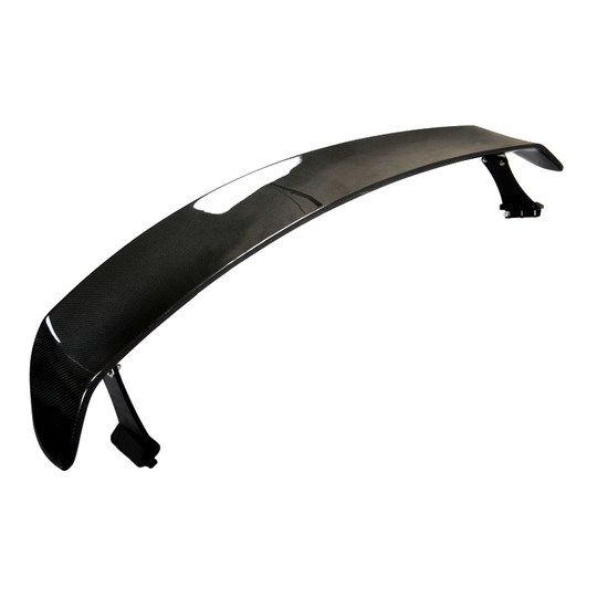Mini Aileron De Voiture En Fibre De Carbone - Spoiler Universel Noir 25x7x3.5cm, Décoration Sportive Pour Voiture