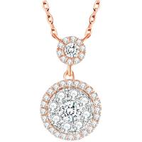 Hi Diamond Astral Necklace - Women's Two-Color 18K Gold Jewelry Set