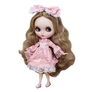 
ICY DBS small rag doll hand-painted modified baby-modified finished product 19 joint body frosted face finished product set