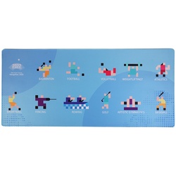 Yayun Story Mouse Pad Rubber Good Stain Cloth Oversized Office Desk Mat Mouse Pad Hangzhou Asian Games