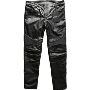 
Men's riding leather pants, can be used to protect the leather pants, wind-resistant and warm motorcycle off-road leather trousers