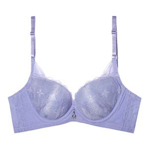 Eve's secret words new underwear female girl sexy lace adjustment cup thickened and gathered small breasts showed big text
