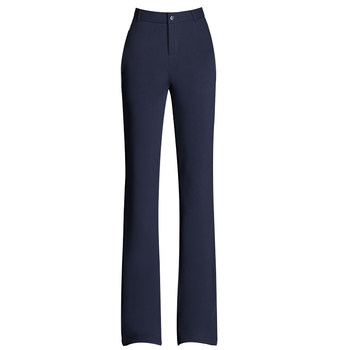 
Autumn and winter high-waist stretch straight-leg plus fleece mom pants