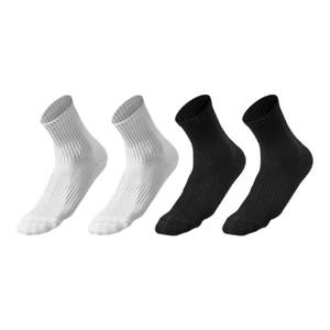 
Zoyin socks men's pure cotton yarn mid-tube men's 7a antibacterial boys' sports towel bottom white long tube winter