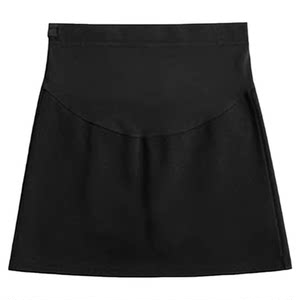 
Black maternity woolen hip-hugging short skirt for women spring 2026 new slim skirt for small people during pregnancy spring and summer