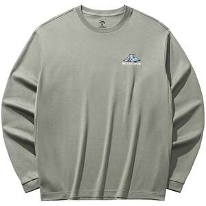 
ANTA quick-drying cotton long-sleeved men's 2026 light outdoor sports and leisure loose moisture-absorbent quick-drying long T-shirt for men