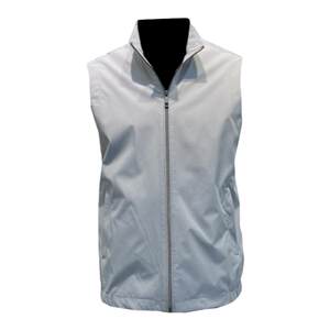 
Spring 26 New Men's Thin Vest Top Milk Silk Fabric Zipper Vest Jacket Collar Zonoi
