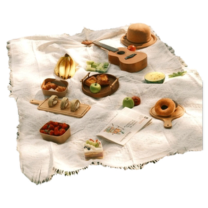 Wildfill cushion cushion cushion paddy picnic outdoor camping white blanket beach tent ground pad French seaside photo