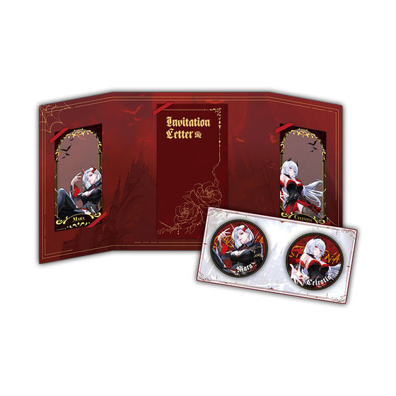 
Kara Picchu Fantasy Burning Model Harmod Blood Contract Collection Set Vampire Bar Tou Card Peripheral Gift Box