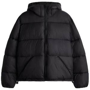 HM Men's and Women's Cotton Clothes Winter Couples Outdoor Leisure Hooded Loose Warm Hydrophobic Cotton Clothes 1245643