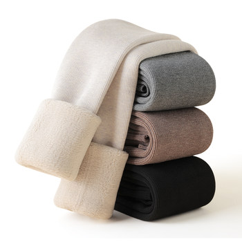 
Girls' leggings thickened with velvet for autumn and winter white outer wear all-in-one velvet winter black thin velvet children's pantyhose