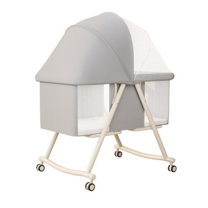 
Crib removable portable baby cradle bed foldable bb bed newborn mobile multifunctional sleeping bed