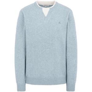 
Containing sheep wool BEANPOLE Binbo spring and autumn men's fake two-piece contrasting color simple fashion pullover sweater sweater