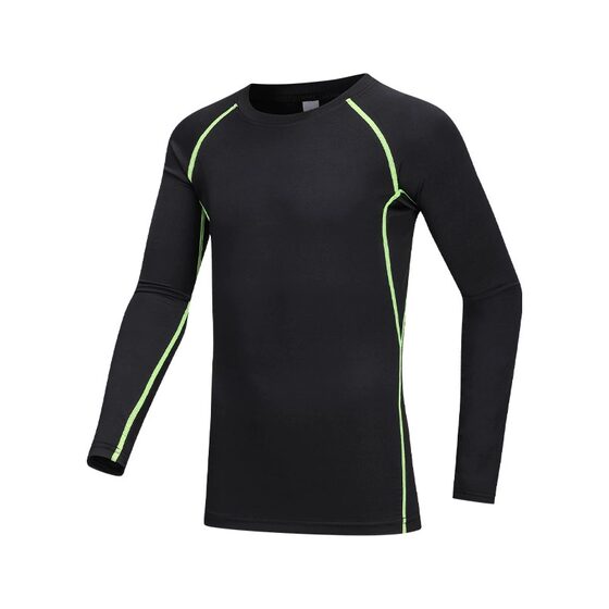 
Children's tights, quick-drying clothes, boys' training clothes, spring and autumn sports suits, base clothes, basketball football running black