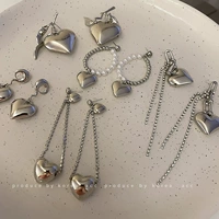 Серебряная игла, металлические небольшие дизайнерские серьги из жемчуга, серебро 925 пробы