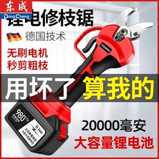 Электроножницы по металлу 东成工具电动剪刀果树充电式修枝剪强力园林园艺剪树枝锂电高空粗