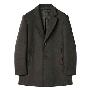 
780g thickened heavy wool woolen coat for men two-color short casual warm winter executive windbreaker jacket