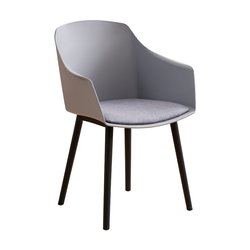 Plastic Nordic Dining Chair Backrest Stool