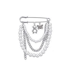 
Butterfly chain brooch for women, niche high-end design suit pin, men's waistband tightening artifact, fashion accessory