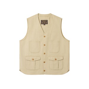 
TeenieWeenie Bear Men's Wear 2026 Spring Simple Business Commuting Cotton Twill Work Wear Vest