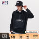 FILA FUSION x WM斐乐潮牌白山联名男2021冬季潮流宽松连帽卫衣男