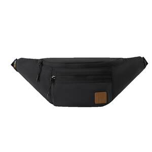 
FILA FUSION men's crossbody bag waist bag gift casual black shoulder bag carry-on commuter bag