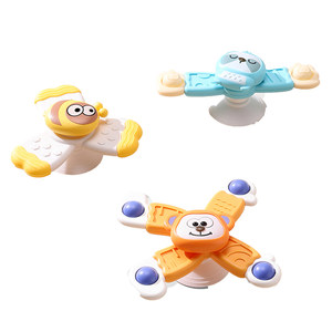 Manxi children's cartoon sucker spinner baby toy spinning top baby can chew 0-1 years old puzzle 6 months