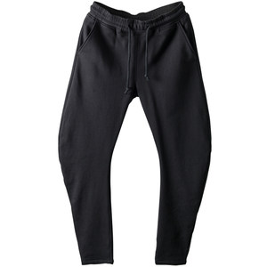 Shi Jue original design spring and autumn pure cotton knitted pants men's scimitar small foot pants loose sports casual trousers