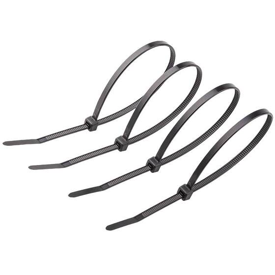 Self-locking nylon cable ties strong fixation plastic strapping buckle large Sunbeam black white
