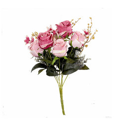European style artificial flowers, bunches of flowers, retro