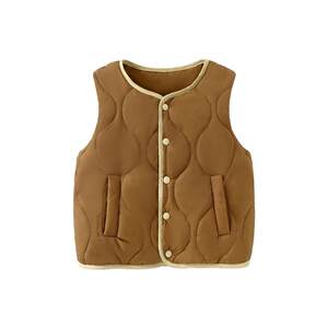 
Macale Children's Winter Vest Baby Boy's Padded Vest Thickened Warm Waistcoat Fashionable Thin Vest