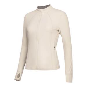 
Keep Slim Fit Stand Collar Jacket Women's Spring Outdoor Fitness Yoga Jacket Soft, Highly Elastic and Versatile
