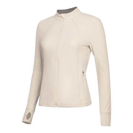 
Keep Slim Fit Stand Collar Jacket Women's Spring Outdoor Fitness Yoga Jacket Soft, Highly Elastic and Versatile
