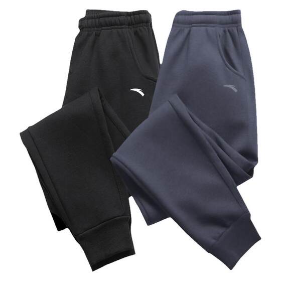 
ANTA pants men's trousers spring and autumn new black sweatpants leggings casual pants men's summer thin sports pants