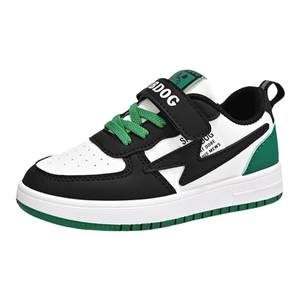 
Babudou children's shoes boys' sneakers 2025 spring and autumn new leather waterproof children's casual shoes trendy brand shoes