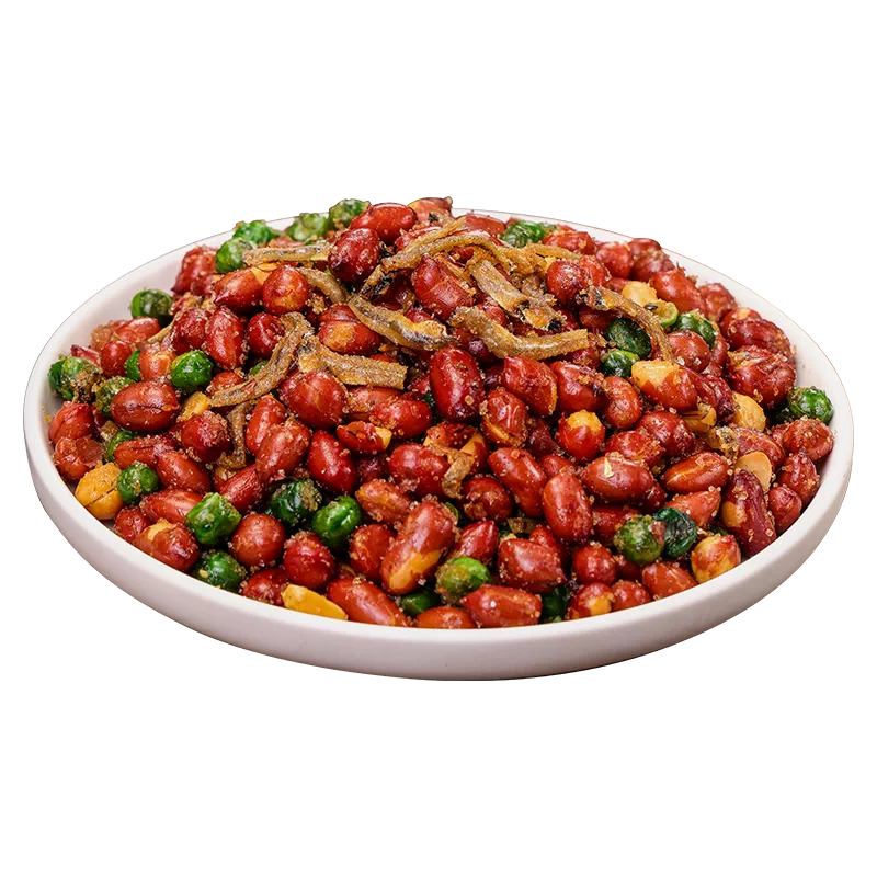 10斤小鱼花生延边特产小鱼干花生米零食小吃烧烤店同款下酒菜商用