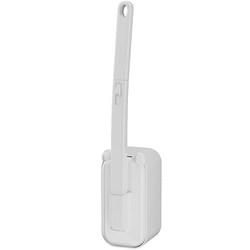 Disposable toilet brush without punching wall hanging throwable type