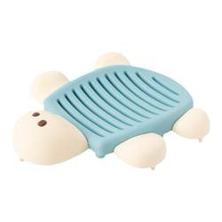 Korean cute silicone drain soap dish storage rack