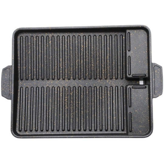 Betty Bossi Piastra Per Barbecue Classic - Alluminio Pressofuso Riciclato, Antiaderente, 38.5x26.7 Cm