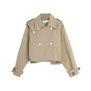 
Nishimachi Village House Simple Short Windbreaker Jacket Women's Spring New British Style Casual Top HA9201001