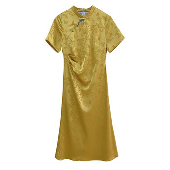 Meet the new Chinese style Chinese style daily jacquard cheongsam
