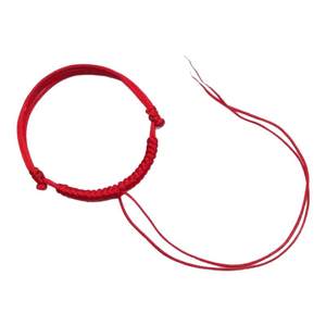 
Baby, baby, children, men and women semi-finished black and red rope bracelet DIY can tie it with copper coins, dog teeth lanyard, pendant ankle chain