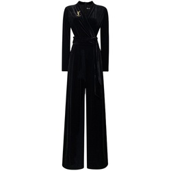 High-end Velvet Jumpsuit For Women In Autumn And Winter, New Temperament Goddess Style V-neck Strappy High-waisted Floor-length Pants And Wide-leg Pants