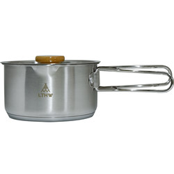 LTHW Travel Single Pot Small Cooking Pot Even Heat Conducts