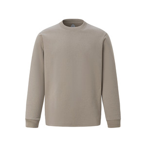 
Heavyweight Xinjiang long-staple cotton warm and heated long-sleeved anti-wrinkle solid color niche high luxury quality inner T-shirt base layer for men