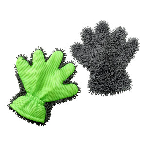 
Leiben five-finger car wash gloves special thickened Chenille coral velvet without damage paint brushing cleaning tool
